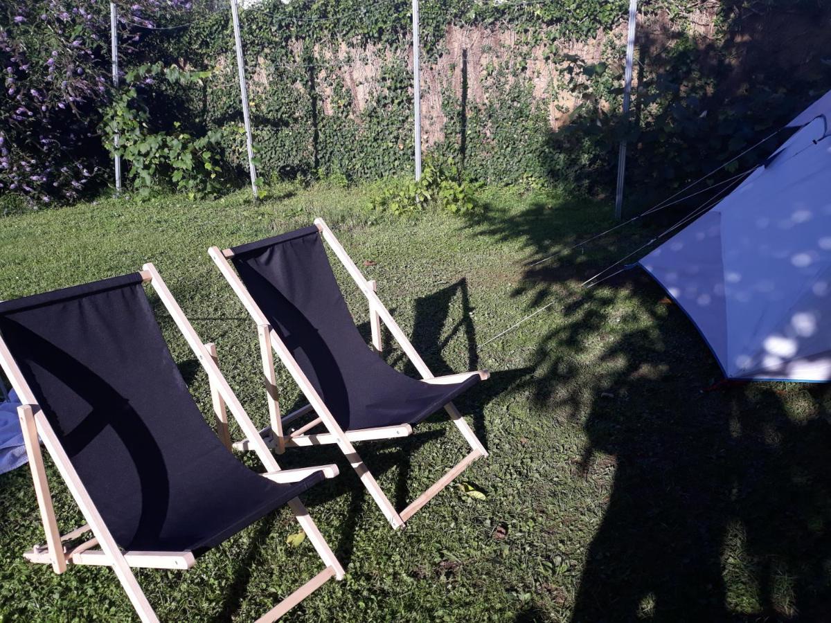 Camping Under The Walnut In Your Own Tent On A Shared Lot And Shared Bathroom Любляна Екстер'єр фото