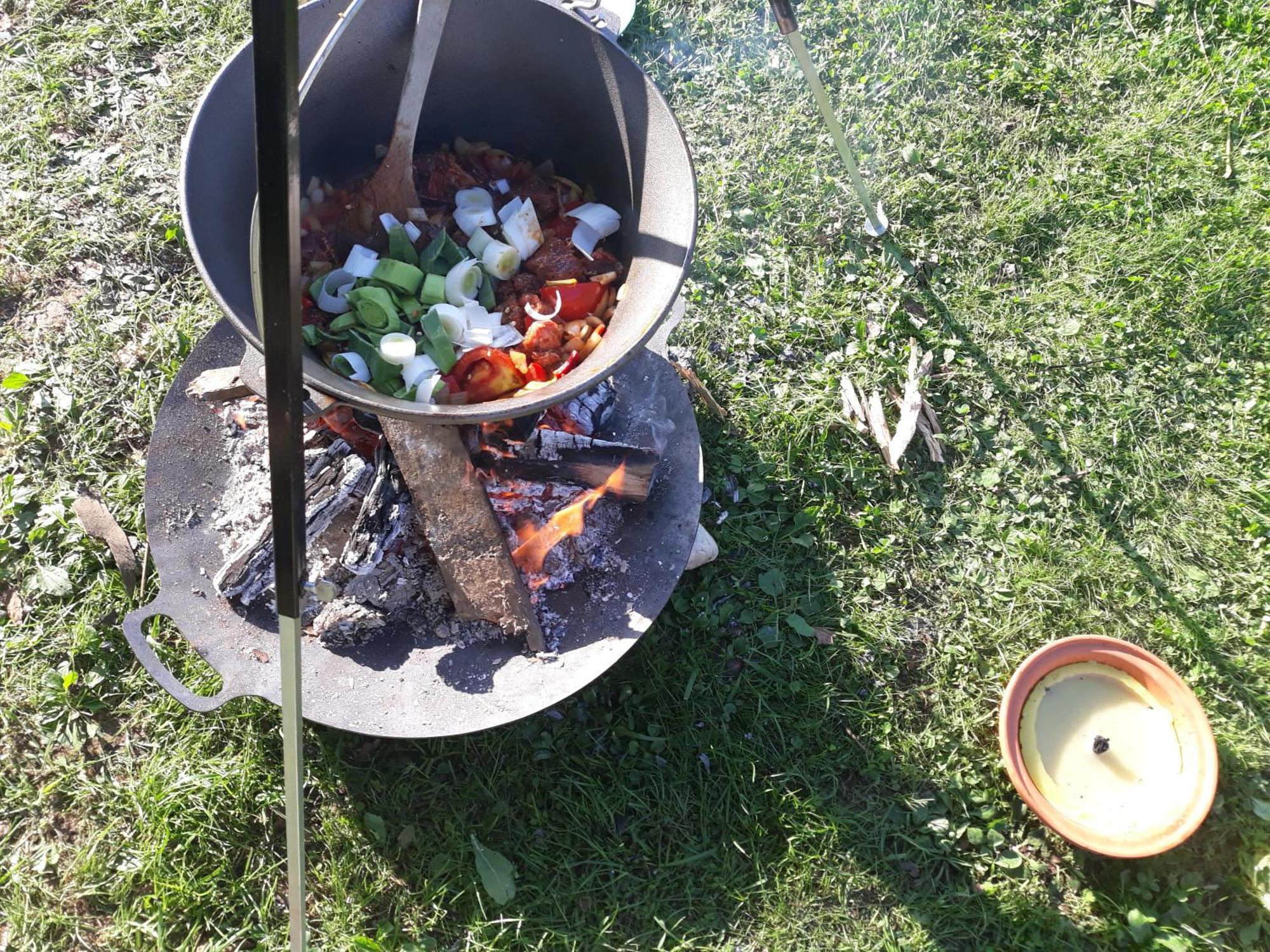 Camping Under The Walnut In Your Own Tent On A Shared Lot And Shared Bathroom Любляна Екстер'єр фото
