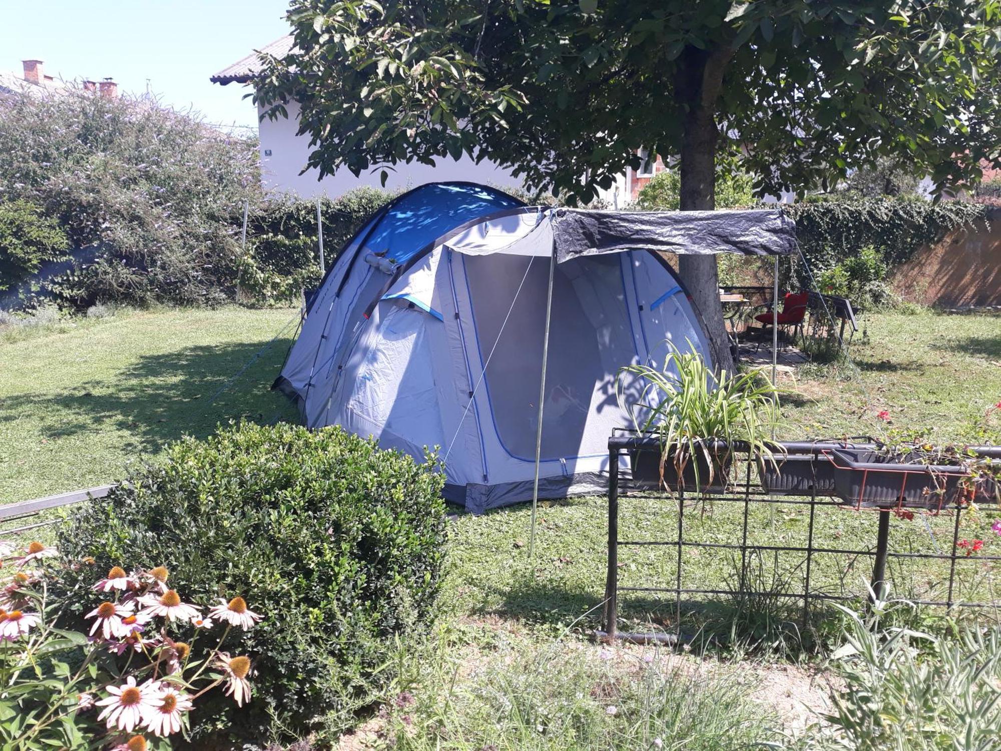 Camping Under The Walnut In Your Own Tent On A Shared Lot And Shared Bathroom Любляна Екстер'єр фото